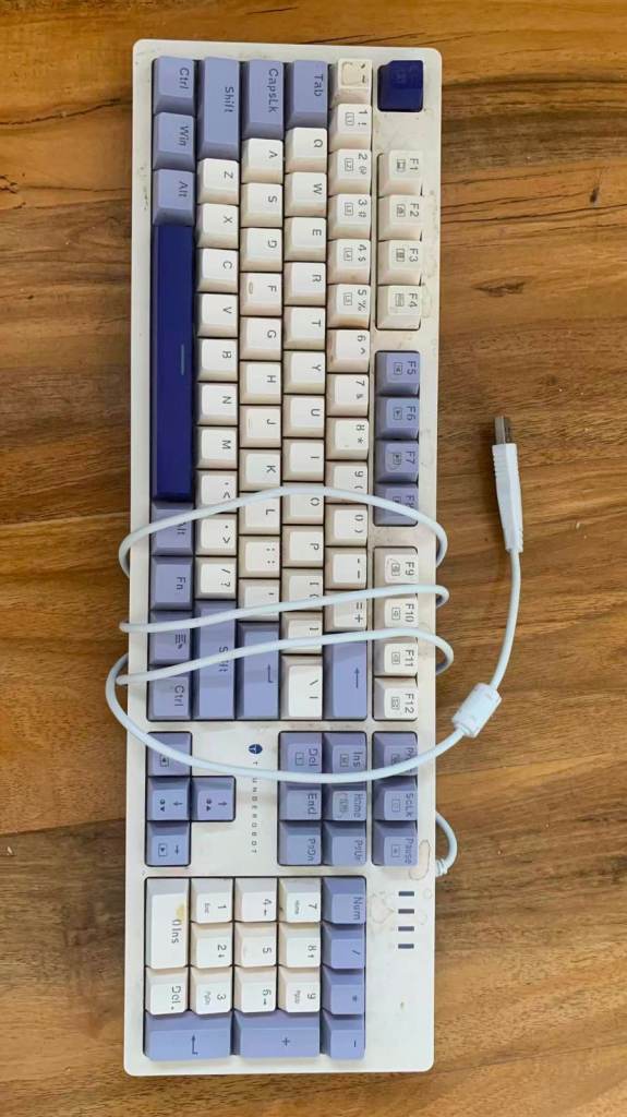 Mechanical Keyboard with USB Cable – Good Condition