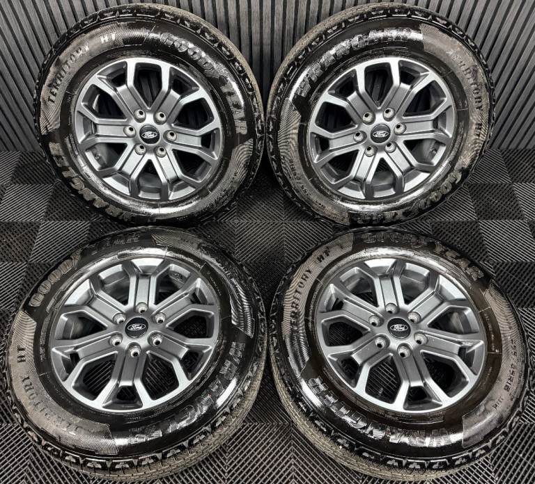 18'' GENUINE FORD RANGER GREY WILDTRAK ALLOY WHEELS TYRES ALLOYS