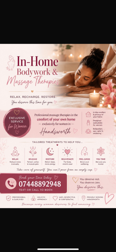 In-Home Bodywork & Massage Therapies - Handsworth