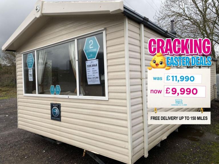 2 Bed Swift Static Caravan - DG, CH, New Carpet - Offsite / Own Land / Farms