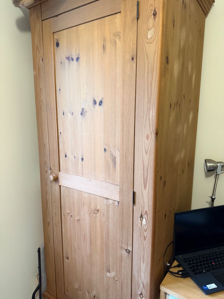 FREE Wardrobe and chest of drawers (Pine)