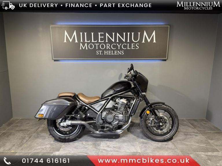 2024 HONDA CMX 1100 DCT REBEL TOURER CUSTOM CRUISER FITTED WITH PANNIERS