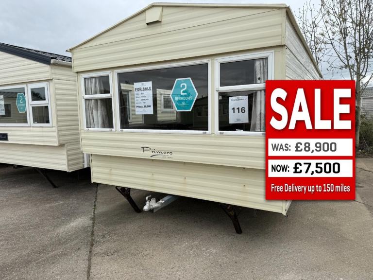 2 Bed 28x10 Static Caravan - Electric Heating - Offsite / Own Land / Self Build