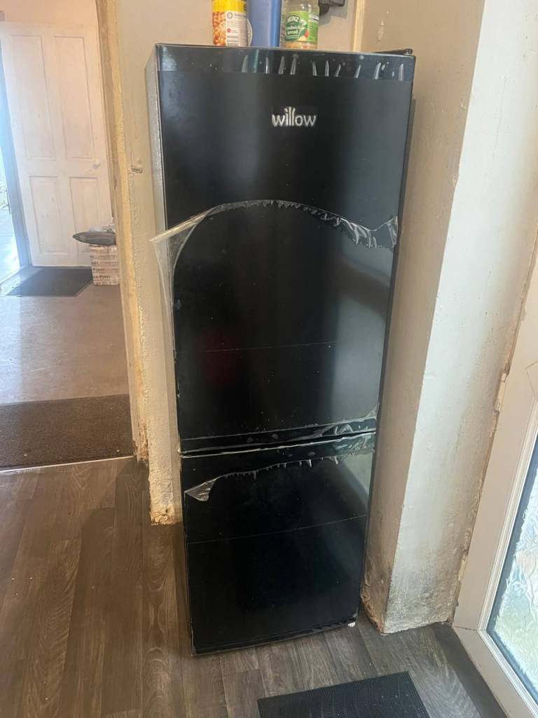 Willow Black Undercounter Fridge Freezer - As Good As New - Only £75 