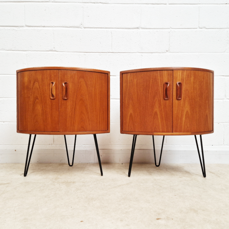 PAIR G Plan Fresco Danish Design Vintage Mid Century Medium Teak Retro Corner Piece PG365