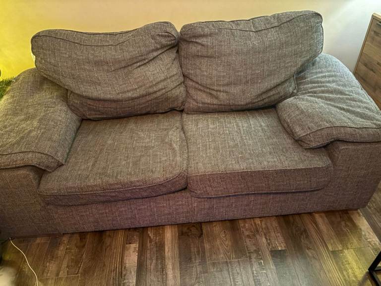 image for Grey fabric 3&2 seater sofa from Harvey Norman