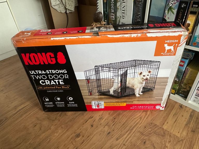 Kong 2 door dog crate 