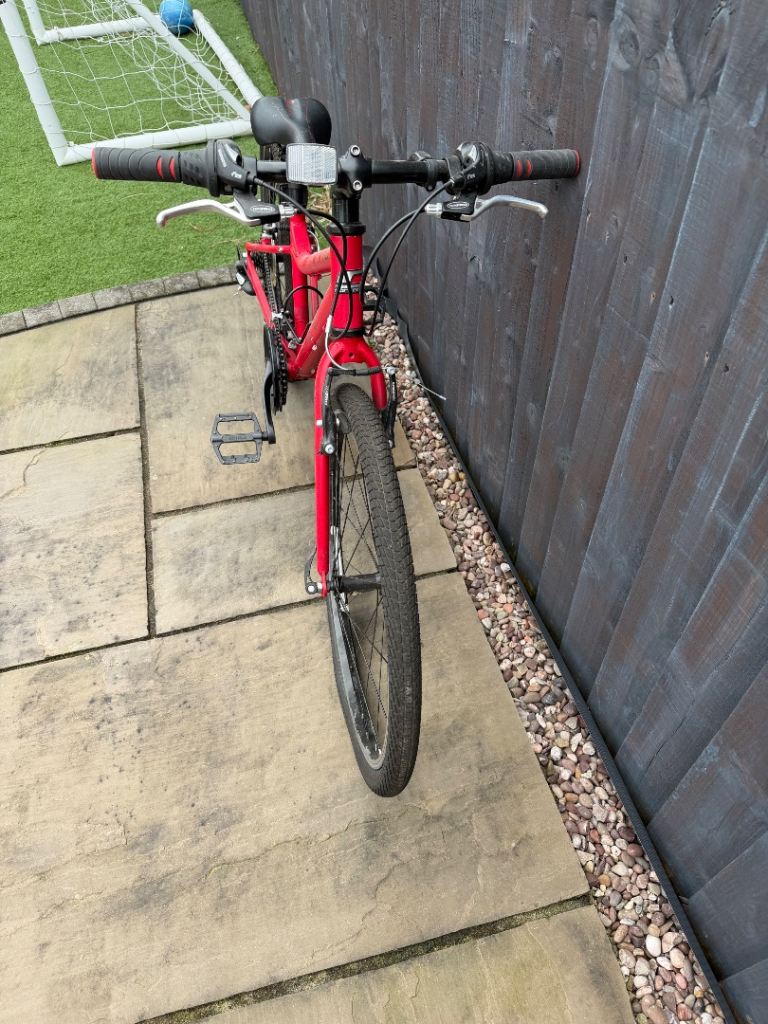 Girls Red Carrera Saruna Hybrid Bike 12” With 24” Wheels