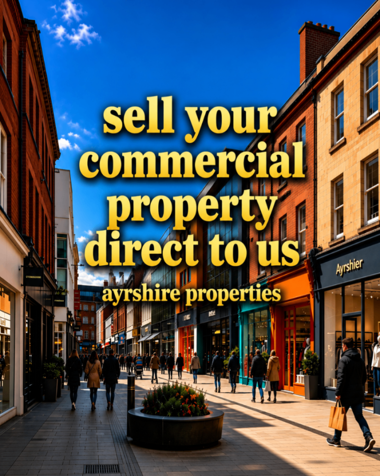 Sell Your Commercial Property Direct to Ayrshire Properties