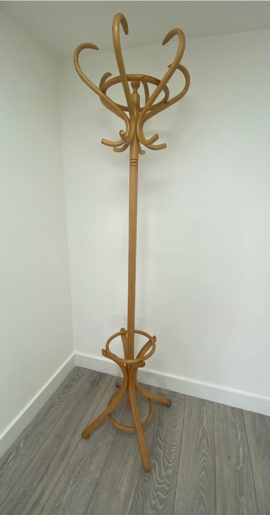 Classic Wooden Coat Rack with Umbrella Holder – Good Nick