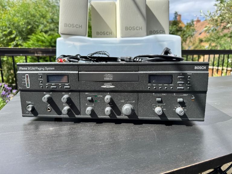 Bosch Plena LBB1970/00 Background music/paging system c/w 4no. Wall Mounted Speakers