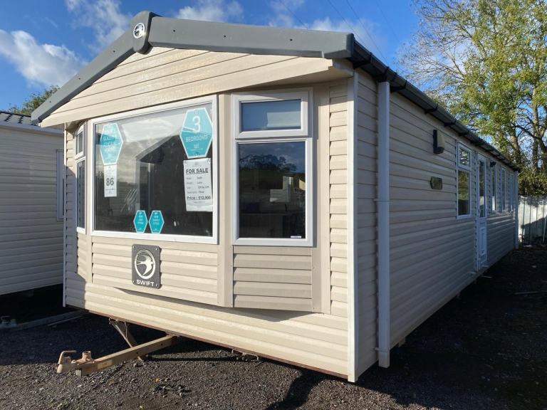 3 Bed Swift Static Caravan - DG, CH, New Carpets - Offsite / Self Build ...