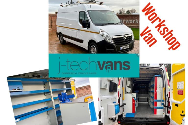 2018 Vauxhall Movano / Renault Master 2.3Cdti L2 H2 Mwb Van ***Workshop / Utility Van***  PANEL V...