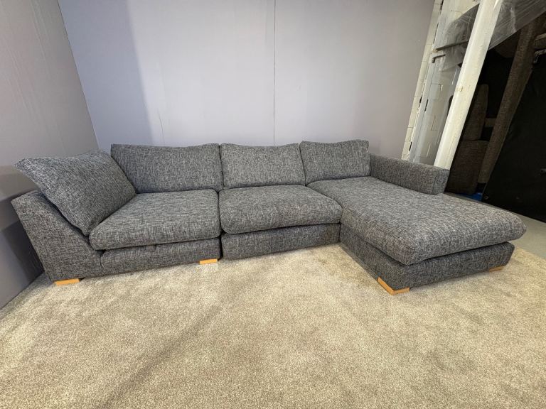 Large grey chaise sofa DELIVERY AVAILABLE