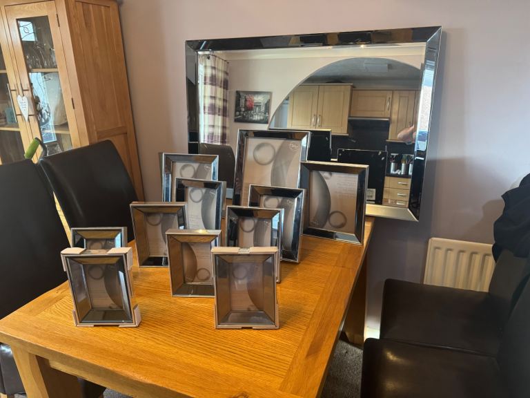 image for Smoked Mirror and Picture Frames (job lot)