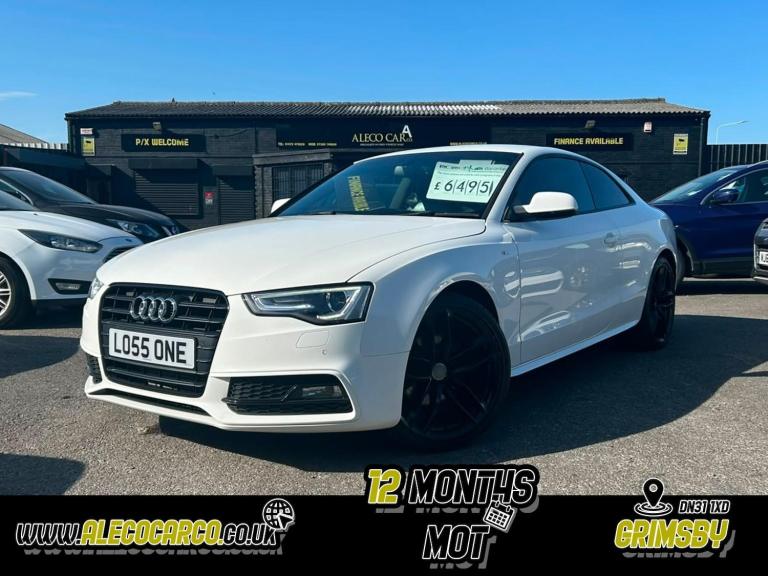 AUDI A5 2.0 TDI S line White Manual Diesel 2014