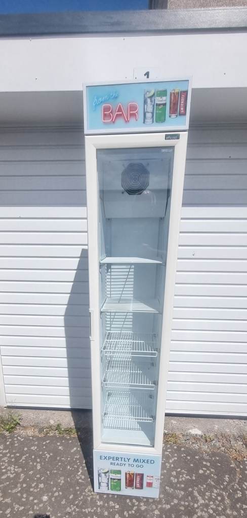 Tall slimline Display Fridge