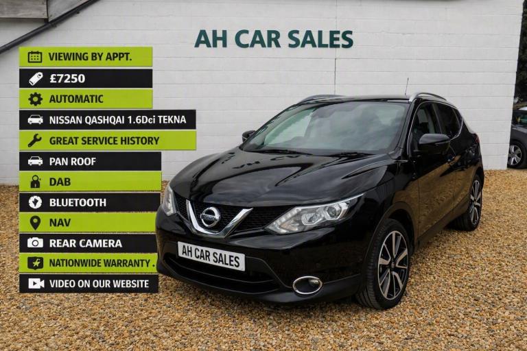 2016 Nissan Qashqai 1.6 dCi Tekna 5dr Xtronic (AUTO) HATCHBACK Diesel Automatic