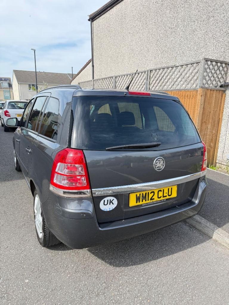 Vauxhall, ZAFIRA, Exclusiv, MPV, 2012, Manual, 1598 (cc), 5 doors