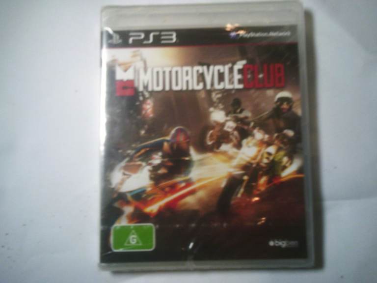 FREE POSTAGE ONLY TO UK MOTORCYCLE CLUB PLAYSTATION 3 PS3 FACTORY SEALED SEE IMAGES!