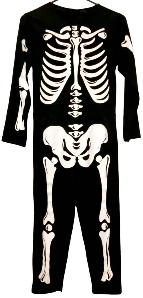 HENBRANDT Skeleton Fancy Dress Costume for Kids (Ages 11-14)