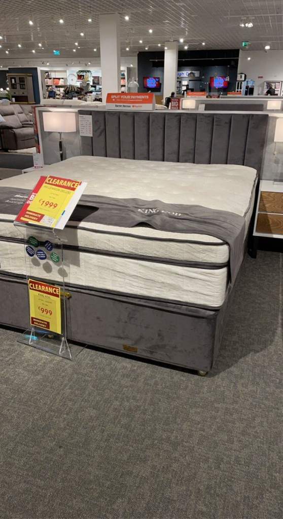 Special Offer || Divan 4FT6 Double bed base with mattress || 26% OFF + Free Delivery || COD **