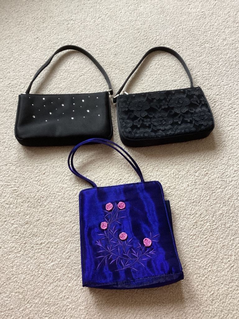 3 ladies evening bags