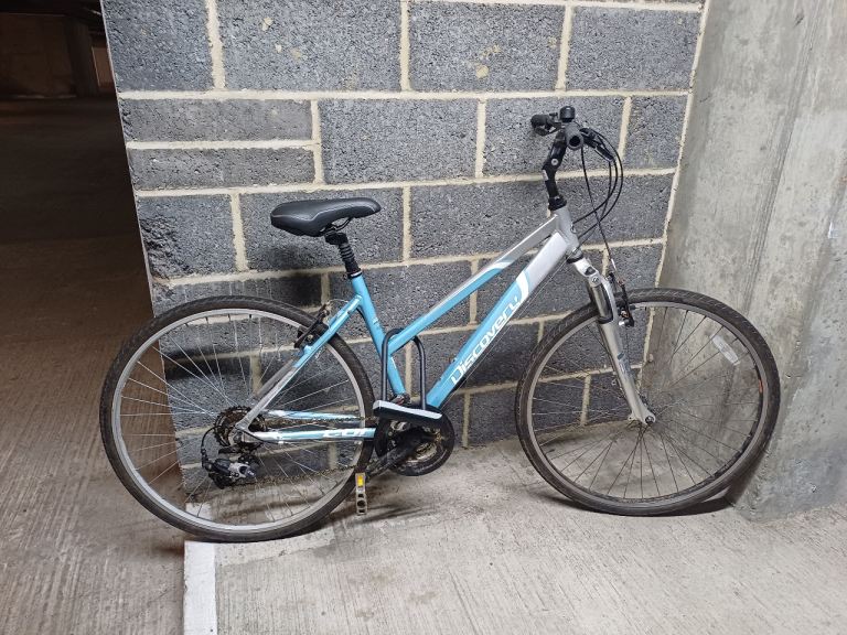 Dawes Discovery 201, low step, hybrid bike, blue