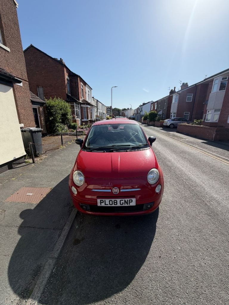 Fiat 500 red