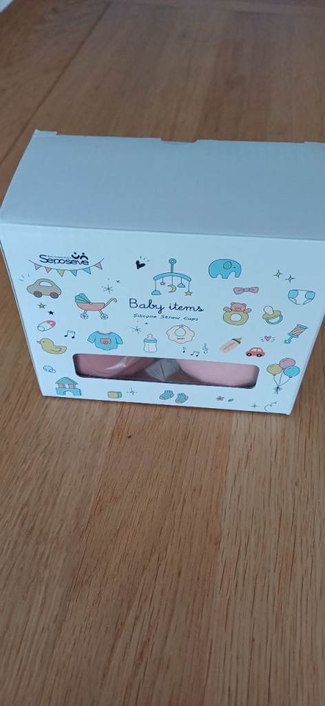 New Baby Items Feeder Cups Set – Pink