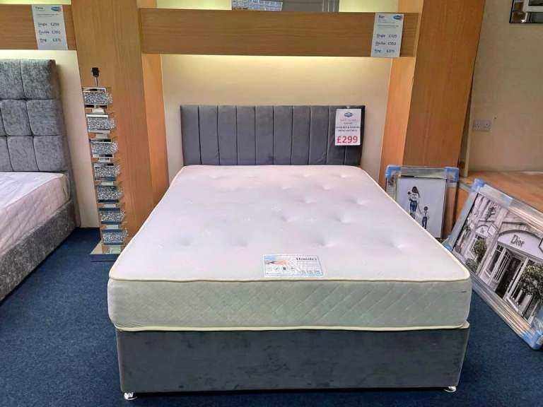 🚛 DOUBLE & KING SIZE BED Base With Mattress Brand New~Cash On Delivery Get Quick Delivery Must Go 