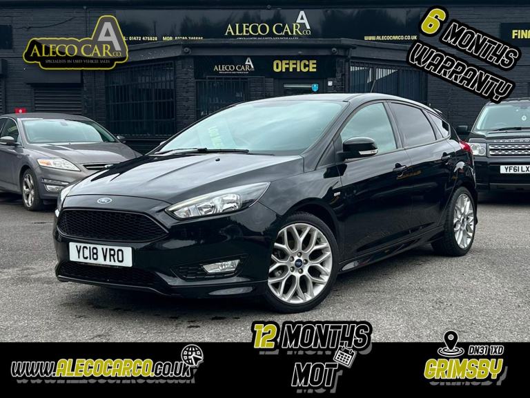 FORD FOCUS 1.0 T EcoBoost ST-Line Black Manual Petrol 2018