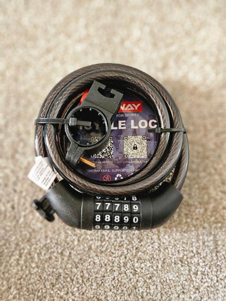 New coded bicycle lock (4-digit)