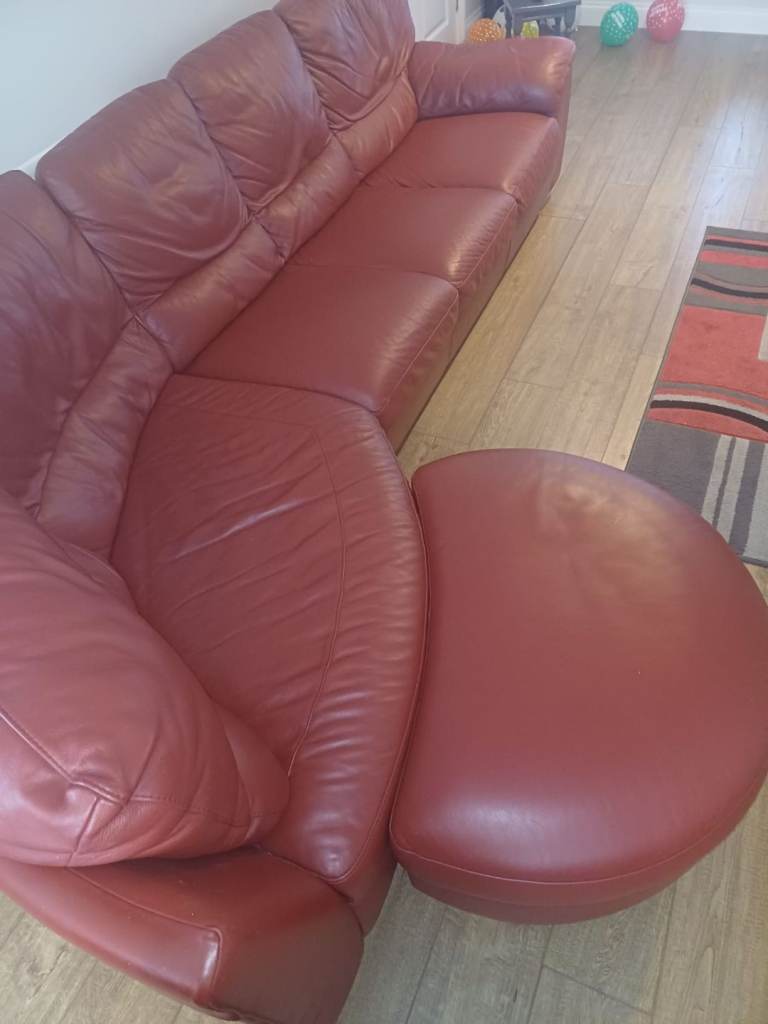 Natuzzi Leather Sofa