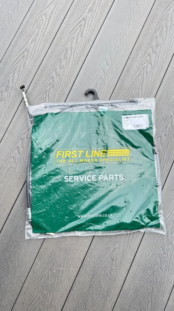 Handbrake Cable Rear Right FKB3039 First Line Hand Brake Parking 47510SMGG01 for Honda Civic