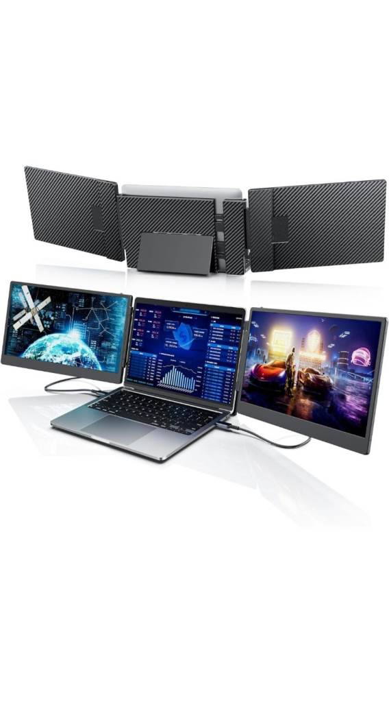 14" Laptop Screen Extender, Dual Screen Monitor Extender, 1080P FHD IPS Portable for £150