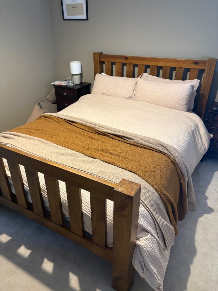 King size bed + Mattress 