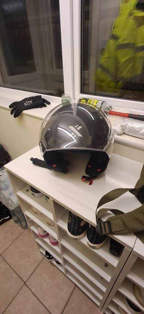 Shox motorbike helmet 