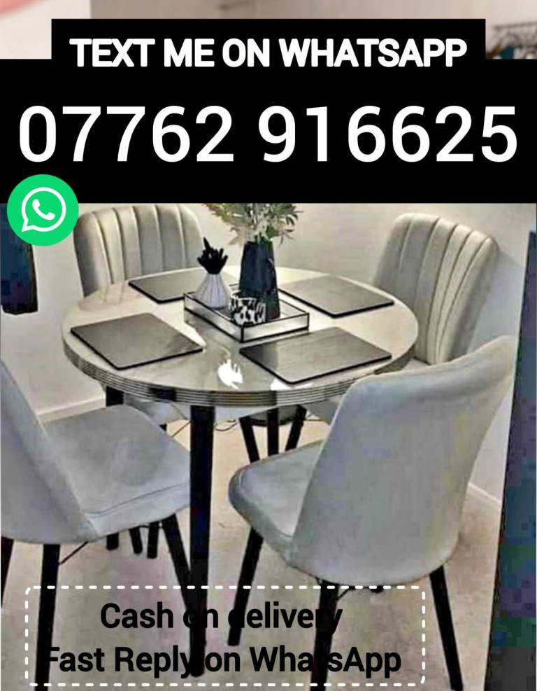 Dining Table with 6 chairs.