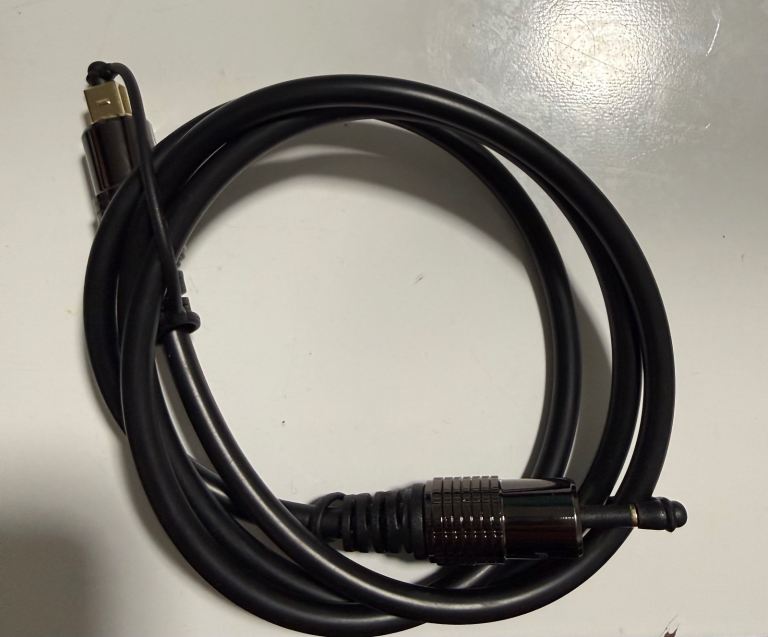 FosPower 0.9M Gold Plated Toslink to Mini Toslink Digital