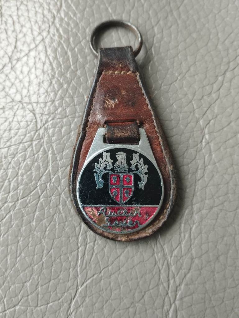 Vintage Austin Seven Car Keyring Fob 1960`s Made in England 