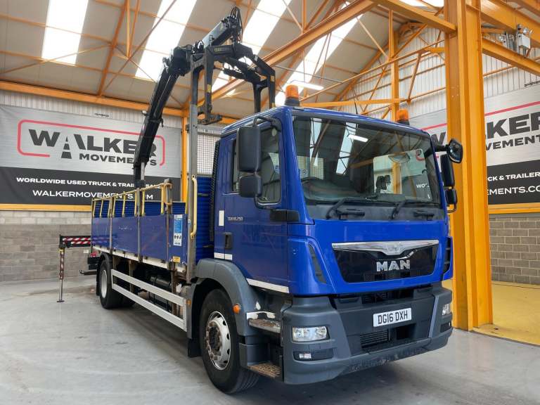 MAN TGM 18.250 *EURO 6*, 4X2 18 TONNE BRICK GRAB