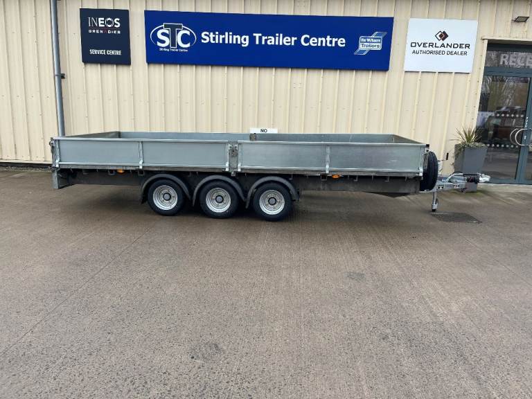 IFOR WILLIAMS LM166 16X6 FLATBED WITH DROPSIDES FULL SERVICED