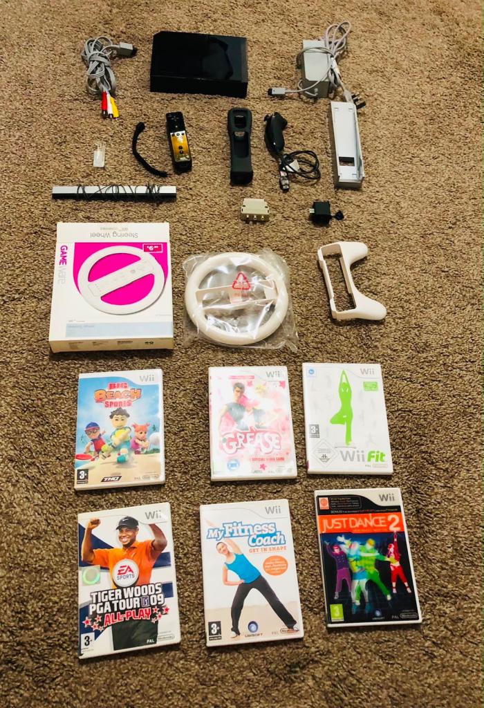 Wii  Nintendo Wii bundle good working 