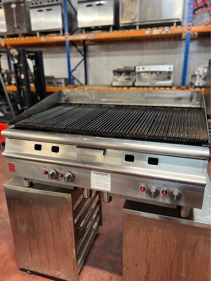Falcon Commercial Chargrill 120cm | 4 Burner Gas Grill | Catering Equipment