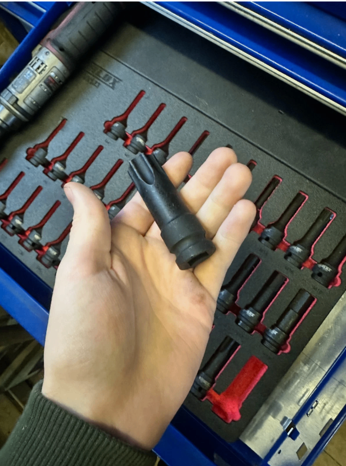VORLUX 35PC 1/2" DR LONG IMPACT BIT SOCKET SET - HEX, SPLINE, STAR