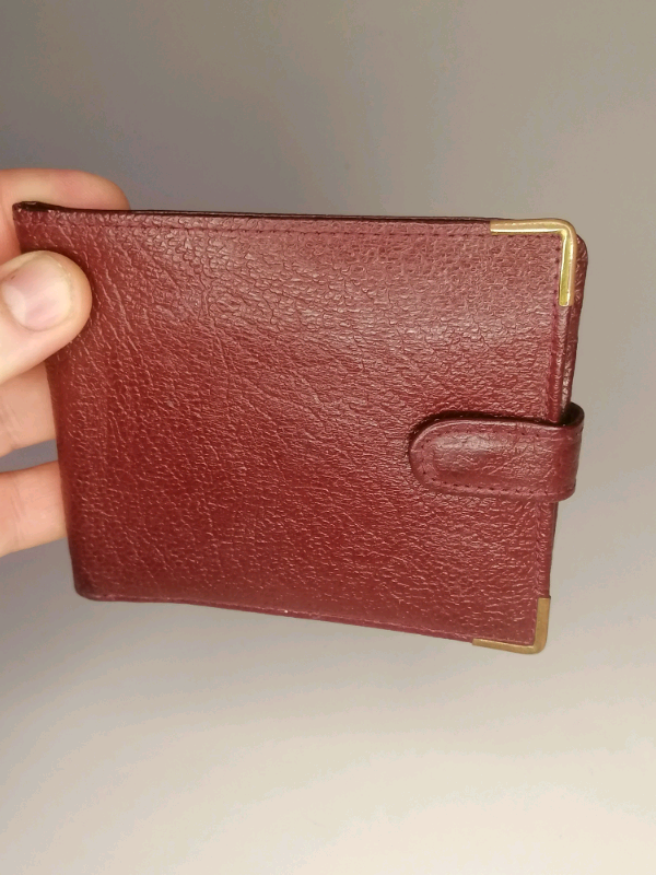 Vintage style Wallet red colour. 