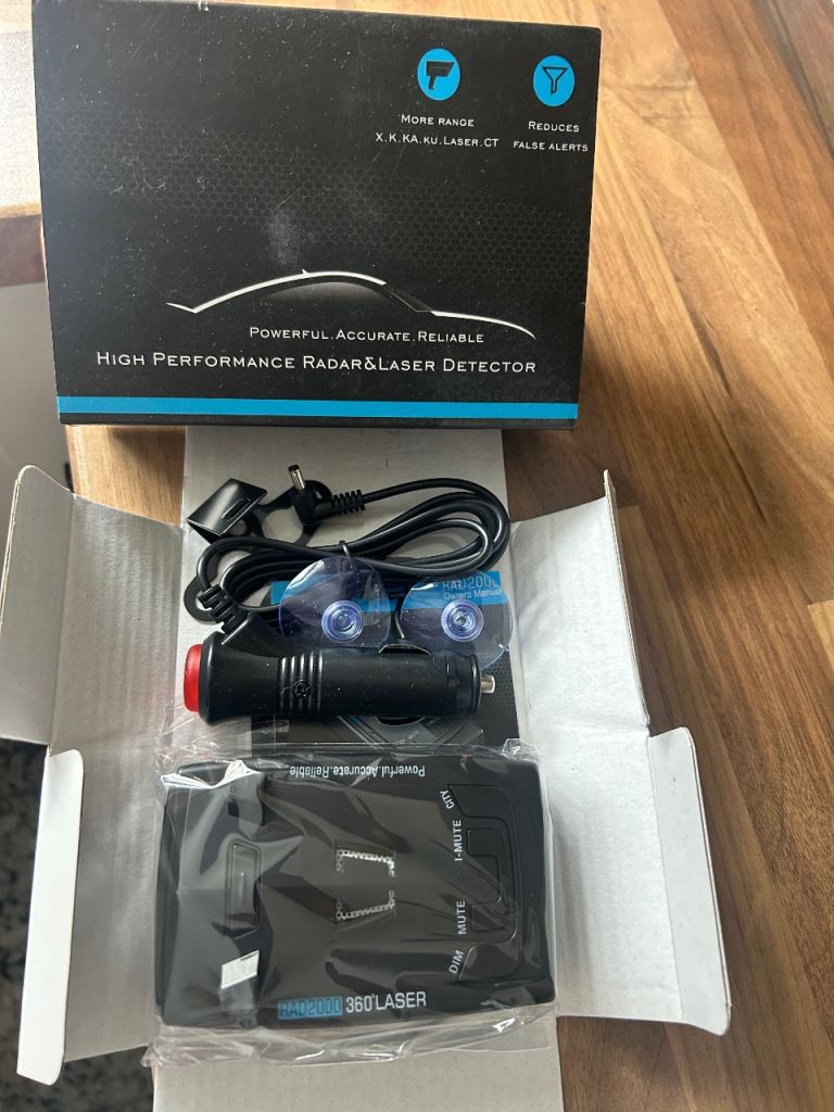 High Performance Radar & Laser Detector - New