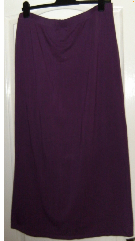 image for KASBAH LADIES SKIRT ~ SIZE 20-22  -  LENGTH 94CM  - PURPLE
