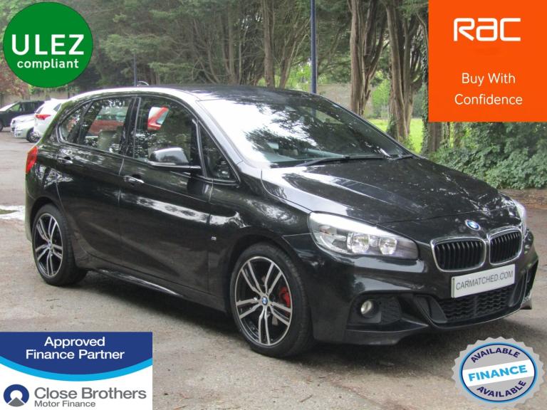 BMW 2 SERIES 216D M SPORT - FULL SERVICE HISTORY - ULEZ - EURO 6 - £20 TAX - NAV